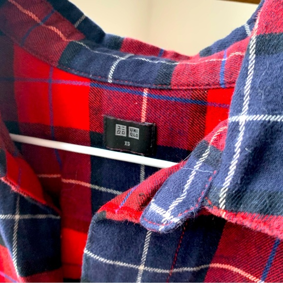 UNIQLO Flannel Checked Long Sleeve Shirt - Picture 3 of 3